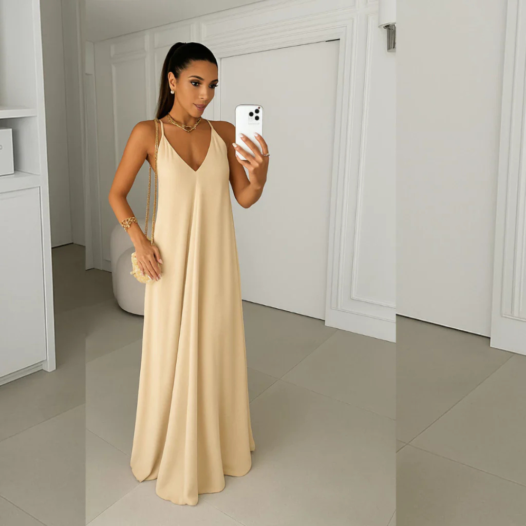 Vestido Longo Éter Tule — Zary Moda