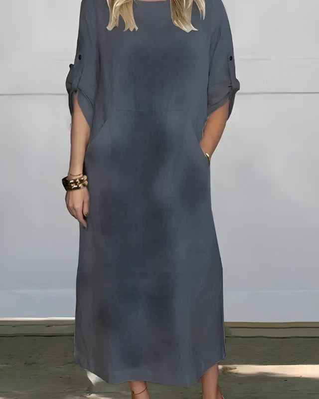 Vestido Casual Susan | Linho Puro — Zary Moda