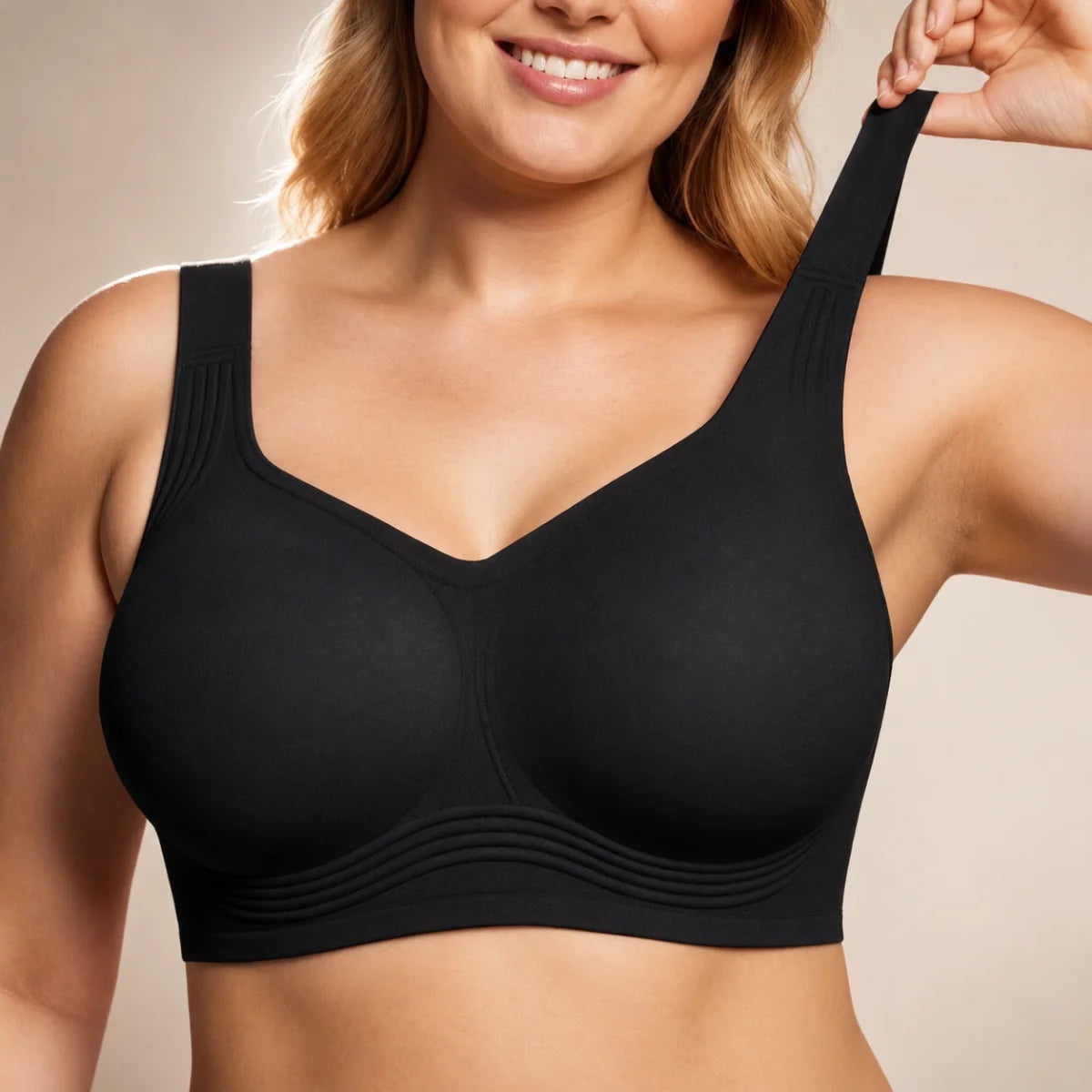Kit 3 Sutiãs Luna Comfort - Efeito Invisível e Zero Marcas
