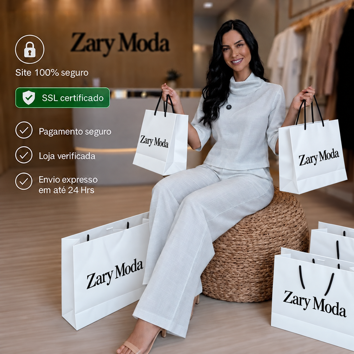 Compra segura na Zary Moda