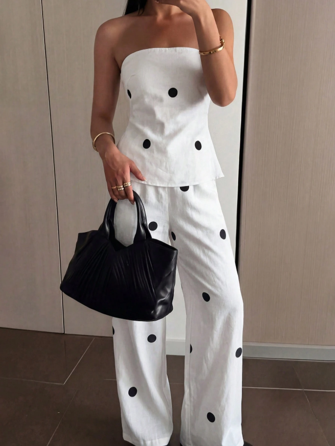Conjunto Feminino Mirella Branco Zary Moda - frente