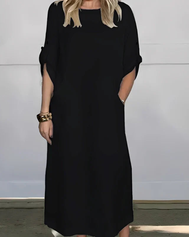 Vestido Casual Susan | Linho Puro — Zary Moda