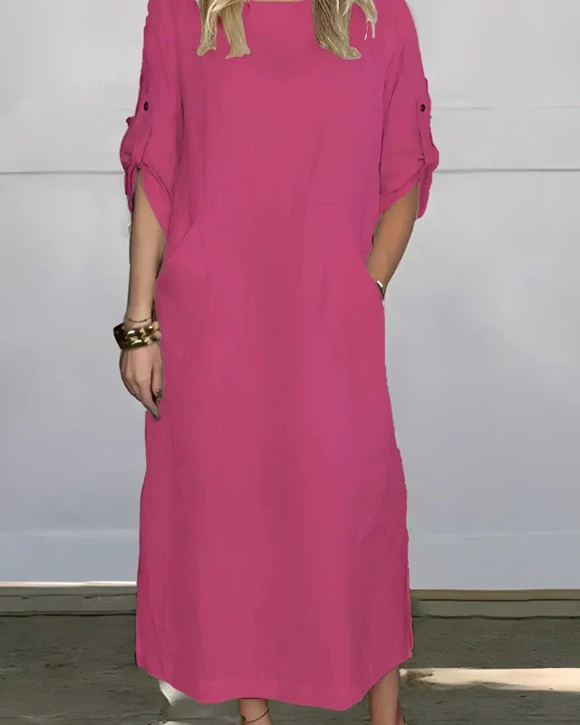 Vestido Casual Susan | Linho Puro — Zary Moda