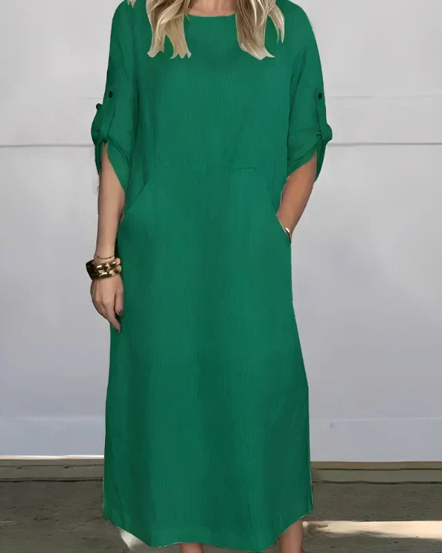 Vestido Casual Susan | Linho Puro — Zary Moda