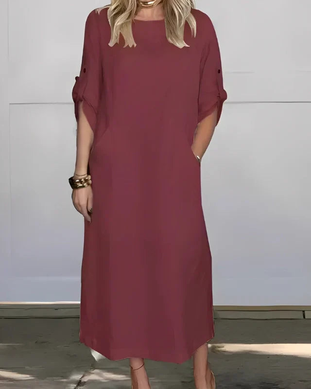 Vestido Casual Susan | Linho Puro — Zary Moda