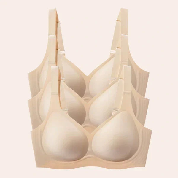 Kit 3 Sutiãs Luna Comfort™ - Sutiã com Efeito Invisível e Zero Marcas — Zary Moda